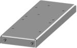 Siemens 8PQ3000-1BA38 alsó tartóelem 400mm, SIVACON S4 (8PQ30001BA38)