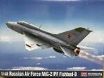 Academy Models 1/48 MiG-21PF Fishbed-D orosz légierő vadászgép modell (AC12320)