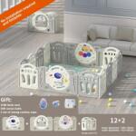  Járóka, konfigurálható kialakítás, tartós műanyag konstrukció, YHY-1202