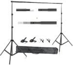  Háttértartó rendszer, állítható keresztrúd, hordozható hordtáska, új rugalmas, 2, 6 Mx3M