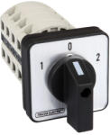 Tracon Választókapcsoló, 1-0-2 400V, 50Hz, 25A, 2×4P, 7, 5kW, 48×48mm, 60fok TKV-256/4 (TKV-256/4)