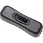 TRU COMPONENTS Zsinórkapcsoló, mini, fekete, Tru Components 1570627 (1371835)