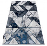  Kab. Modern DE LUXE 632 Geometriai - krém / sötétkék 240x340 cm