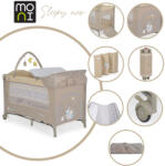 Moni SLEEPY Összecsukható luxus babaágy 2 szint bézs