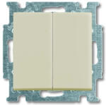 ABB Basic55 2006/6/6 UC-92-507 Kettős váltókapcsoló (106+6) keret nélkül, krém 2CKA001012A2151 ABB (2CKA001012A2151)