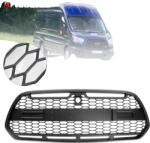  Első lökhárító rács, ABS műanyag, közvetlen csere, kompatibilis a Transit MK8-hoz (2015-2018)