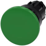 Siemens 3SU1000-1BD40-0AA0 nyomógombfej, 40mm-es gomba, zöld Sirius (3SU10001BD400AA0)