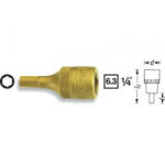 HAZET Hatlapú csavarhúzófej belső hatszögű csavarokhoz 2, 5 mm, belső négyszög 6, 3 mm (1/4), Hazet 8501-2.5 (8501-2.5)