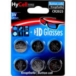 HyCell Gombelem CR 2025 Lítium HyCell CR2025 140 mAh 3 V 6 db (1516-0027) - aqua