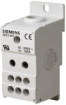 Siemens 5ST2507 elosztóblokk 1P 160A, be: 1x10-70mm2, ki: 6x 2, 5-16mm2 (5ST2507)