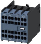 Siemens 3RH2911-2FA22 segédérintkező, homlokra, 2NO+2NC, S00-S3-hoz, rugós (3RH29112FA22)