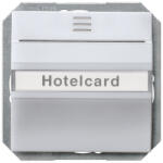 Siemens 5TG4821 hotel kártya kapcsoló, alumínium (RAL9006), DELTA i-system (5TG4821)