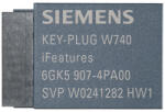 Siemens 6GK5907-4PA00 KEY-PLUG W740 iFeatures adattároló (6GK59074PA00)