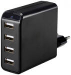 VOLTCRAFT UC-4AXX001 USB-s töltőkészülék 24 W 4 x USB-A Fekete Beltér (VC-15123320) (VC-15123320) - aqua