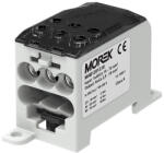 Morek Elosztóblokk OJL 200A szürke 1xAl/Cu10-70, ki: 6xCu2, 5-16mm2 MAB1201S10 (MAB1201S10)