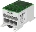 Morek Elosztóblokk OJL 400A zöld 1xAl/Cu95-240 - 4xCu35/3xCu50 MAB1401G10 (MAB1401G10)
