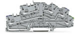 Wago többemeletes installációs sorkapocs 4 mm2, dugaszolható késes érintkező nélkül, szürke (2003-6661) (2003-6661)