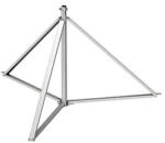 OBO háromlábú állvány szigetelt felfogó oszlophoz, 1, 65x1, 85m 5408967 (5408967)