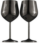 Berlinger Haus BH-8660 Black Rose Collection 2 darabos fém Borospohár szett - Fekete (BH-8660)