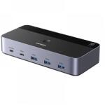 UGREEN AK500 két monitoros HDMI KVM kapcsoló (55455)