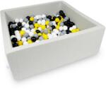  Négyzet alakú labdamedence világosszürke 110x110cm - pepita - 54 039 Ft
