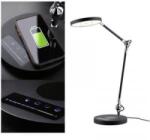 Paulmann LED-es íróasztali lámpa Qi töltővel 11 W, fekete, (78910) (78910) - aqua