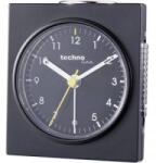 Technoline Analóg kvarc ébresztőóra, 75x85x45 mm, fekete, Techno Line Geneva Q (Model Q schwarz)