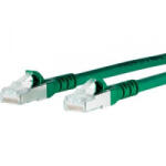 METZ CONNECT RJ45 Hálózati csatlakozókábel, CAT 6A S/FTP [1x RJ45 dugó - 1x RJ45 dugó] 1 m, zöld BTR Netcom (1308451055-E)