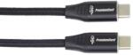 PremiumCord USB 2.0 Type C Összekötő Fekete-Szürke 1.5m ku31cv15 (ku31cv15)