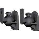 SpeaKa Fali hangfal tartó, 1 pár, fekete, Speaka Professional (SP-5369944)