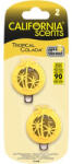 California Scents Autóillatosító, mini diffúzer, 2* 3 ml, CALIFORNIA SCENTS Tropical Colada (AICSM17) (AICSM17)