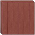 Macvi 100 darabos készlet Öntapadós 3D tapéta, kívülről puha hab, modern design, bármilyen térbe illeszkedik, vízálló, méret 70x77, Macvi®, sötétbarna fa panel minta