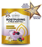 Luxoya Rostpuding 6 féle rosttal - Fehér csokoládé-Erdei gyümölcs 25g