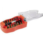 TOOLCRAFT TO-6623460 Bit készlet 15 részes Kereszthornyú Phillips, Kereszthornyú Pozidriv, Belső hatlap, Belső kerek hatlap (TX) (TO-6623460)