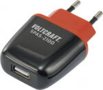 VOLTCRAFT 1xUSB-A hálózati adapter feket (VC-11413285) (VC-11413285) - aqua