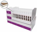 Vessanti OEM MCT Touring Átalakítható ágy - fehér lilával