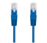 C-TECH UTP CAT5E Összekötő Kék 50cm CB-PP5-05B (CB-PP5-05B)