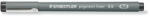 STAEDTLER Tusfilc, 0, 6 mm, STAEDTLER Pigment Liner 308, fekete (TS308069) (308 06-9)