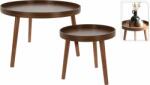  2 db-os asztalkészlet Home& Styling Collection, MDF, 60x40 cm, 38x34 cm, barna