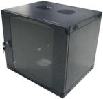 LogiLink 19" falra szerelhető rack 15U 540 x 450 mm, szétszerelt, fekete (W15F64B) - pepita