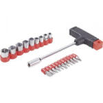 Brüder Mannesmann T kulcs formájú BIT szerszámkészlet 21 részes Mannesmann 148 Kombi Bit (148-KOMBI)