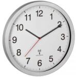 TFA Rádiójel vezérlésű falióra 400 x 50 mm, ezüst, nagy számlap, (60.3545. 02) (60.3545.02)