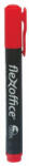 FlexOffice PM03 Alkoholos Marker - 1.5mm, Kúpos, Piros