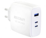 VOLTCRAFT 1xUSB-A + 2xUSB-C hálózati töltő adapter fehér (VC-12910570) (VC-12910570)