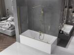 Mexen Velar Kádparaván 2 részes csúszó 170 x 150 cm, átlátszó nano, arany - 896-170-000-01-50 Kádparaván (5905315221032)
