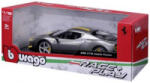 Bburago Ferrari R&P 296GTB Assetto Fiorano, grau/gelb 1: 18 Autómodell (18-16017G) (18-16017G)