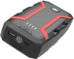  Hordozható többfunkciós autóindító, benzin/dízel motorhoz, űrtartalom 37000mWh, 12V, 6/4 L, 16X8X3, 8 cm, fekete-piros