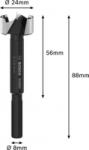 Bosch Forstner fúró 24 mm Teljes hossz 88 mm 1 db (2608901829) (2608901829)