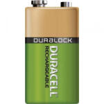Duracell 9V akku NiMH 8, 4 V 170 mAh, Duracell 6LR61, HR6F22, HR9V, HR22, 6LR21, 6AM6, 6LP3146, MN1604, E Block (DUR056008) - aqua