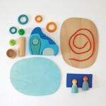 GRIMM'S Grimm's mini világ TENGER fa játékkészlet (GR07601)